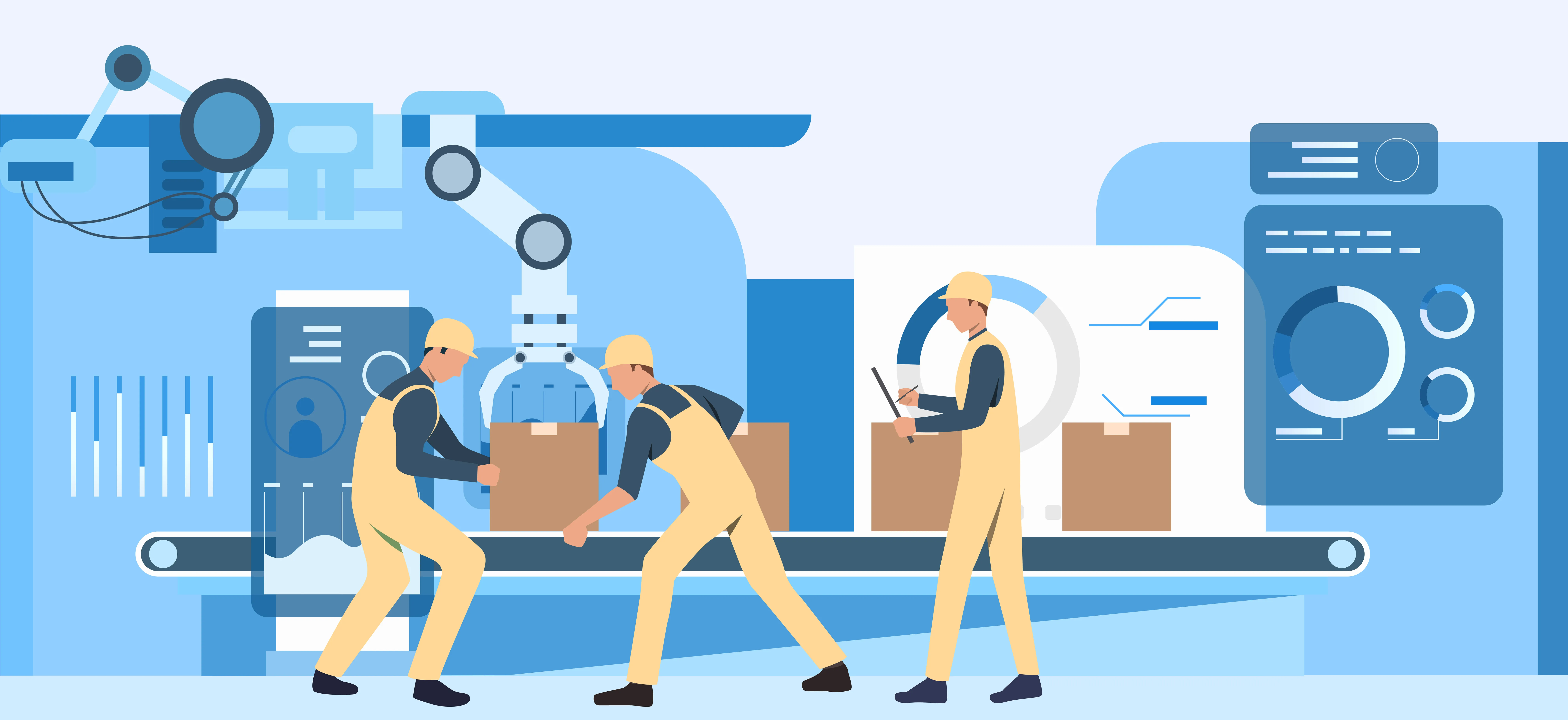 فرآیند تولید پیوسته در خط تولید صنعتی