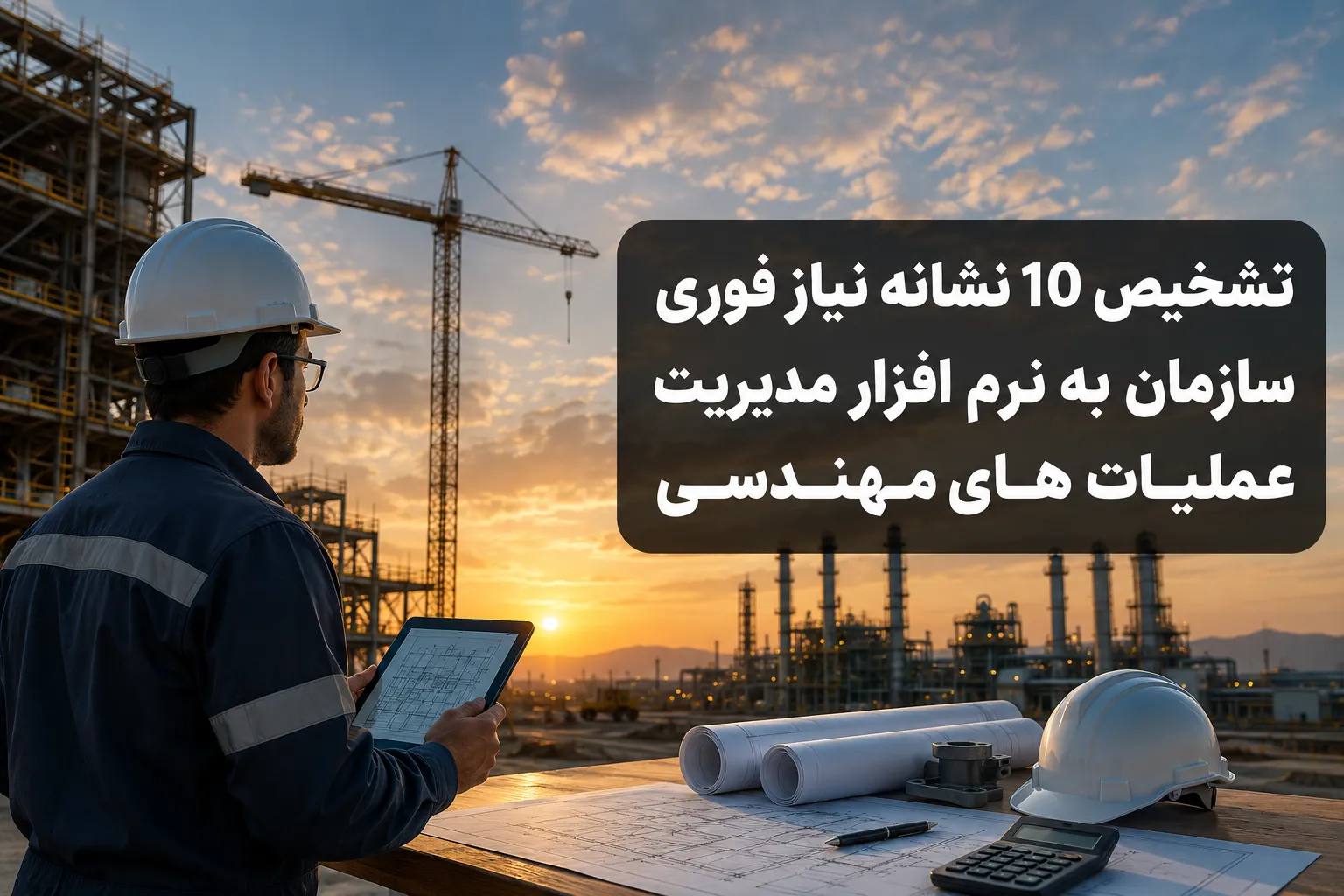 ثبت گزارش های عملیاتی مهندسی ، مدیریت خرابی تجهیزات ، داشبورد بهره وری مهندسی