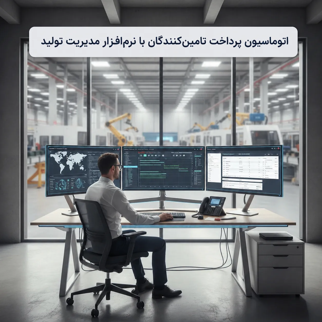 اتوماسیون پرداخت به تامین کنندگان ، برنامه ریزی ظرفیت تولید ، زمان بندی عملیات تولید ، ارزیابی بهره وری خطوط