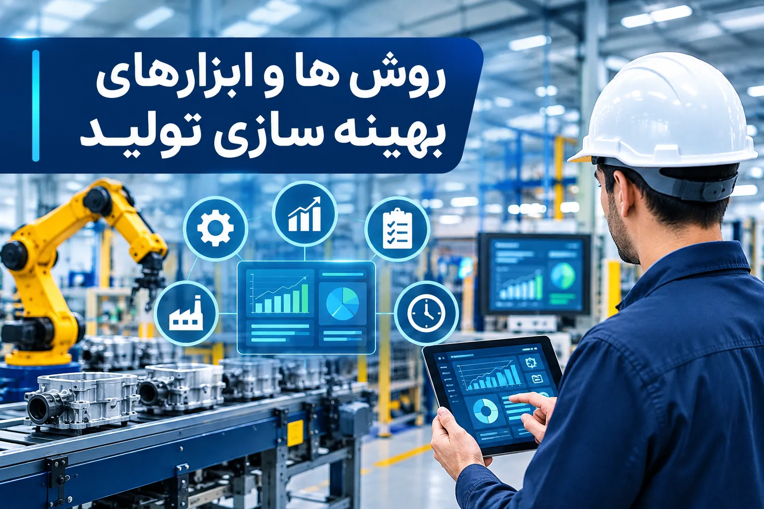روش‌ها و ابزارهای بهینه‌سازی تولید