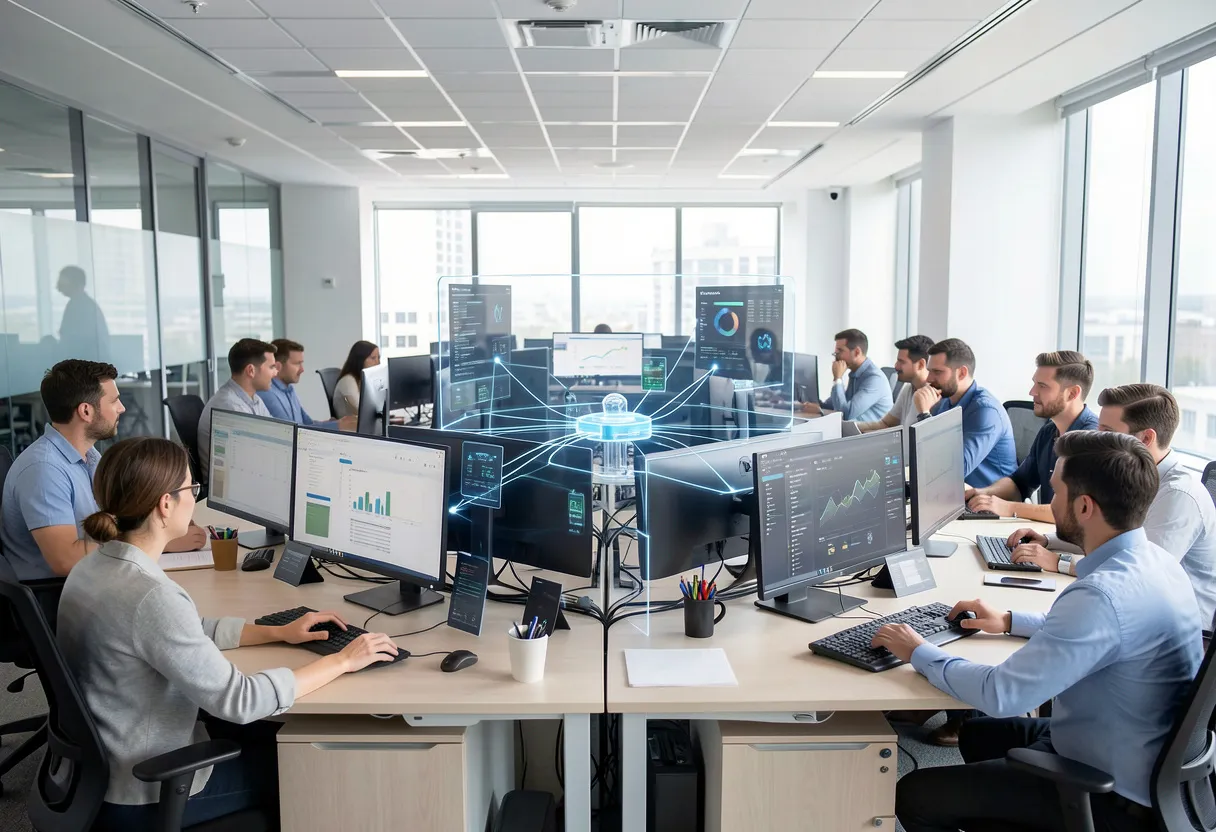 کاهش پراکندگی اطلاعات در دپارتمان ها با سیستم ERP