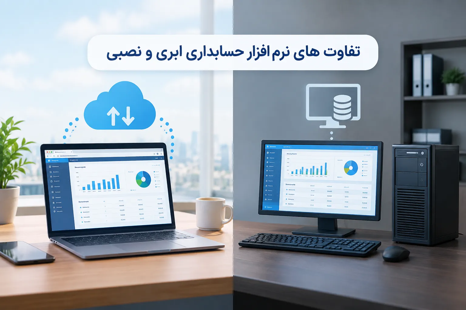 تفاوت های نرم افزار حسابداری ابری و نصبی