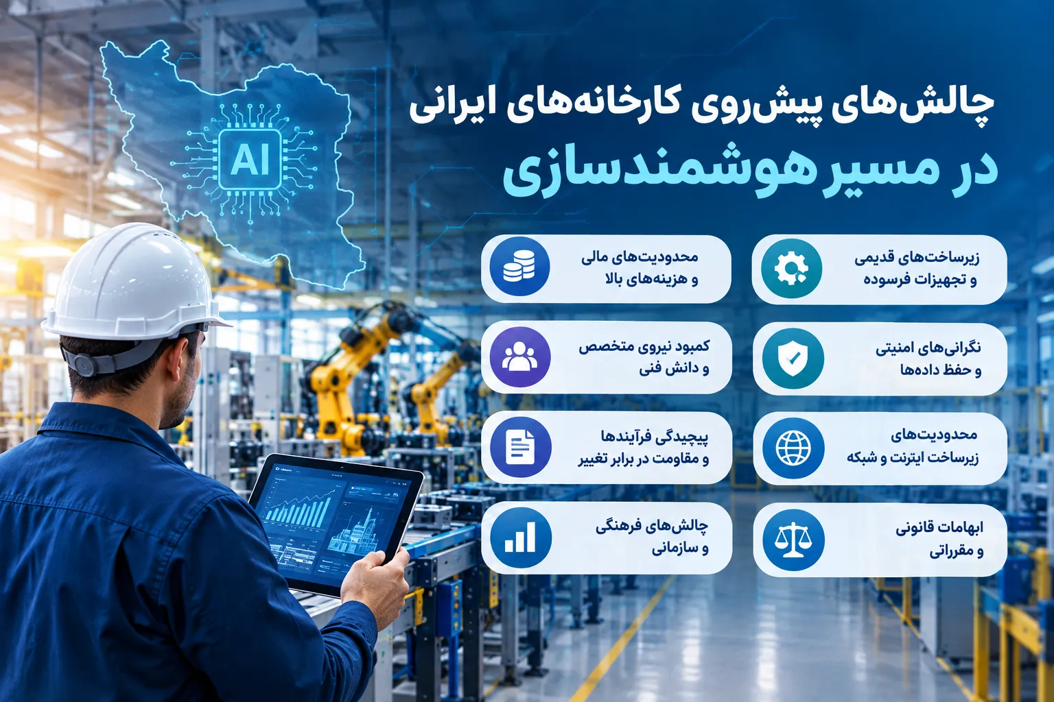 چالش های هوشمند سازی عملیات کارخانه ها
