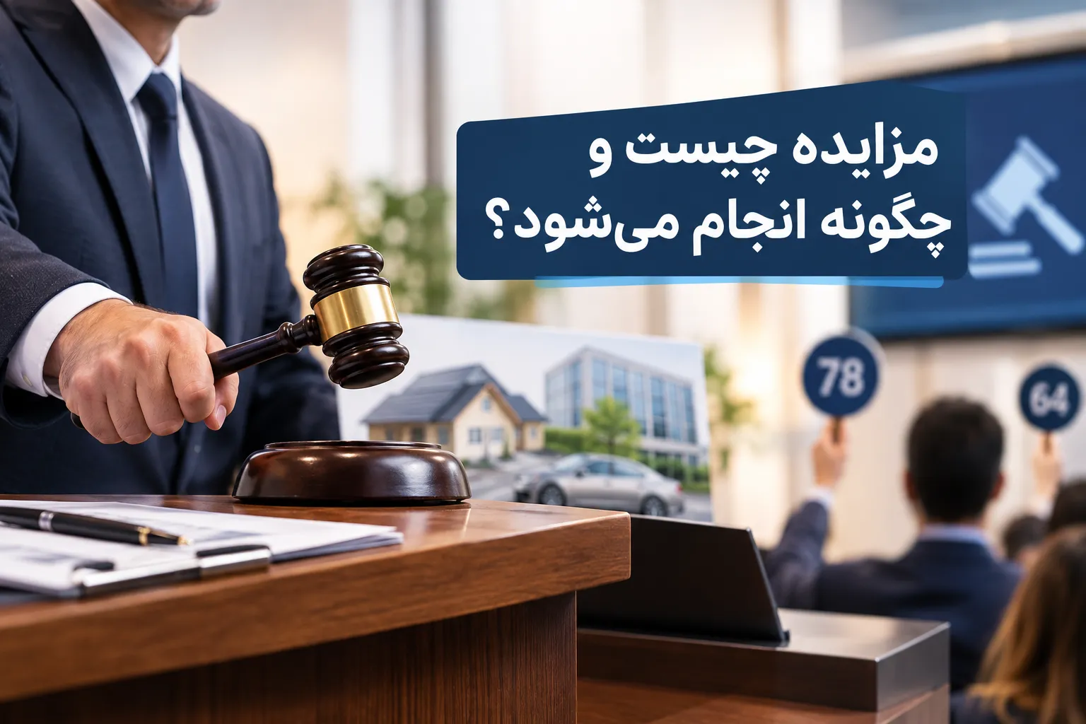 مزایده چیست و چگونه انجام می‌شود؟