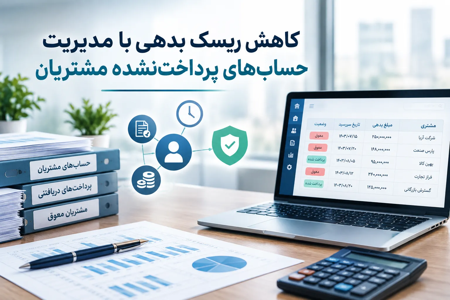تحلیل حساب های معوق در نرم افزار حسابداری فروش