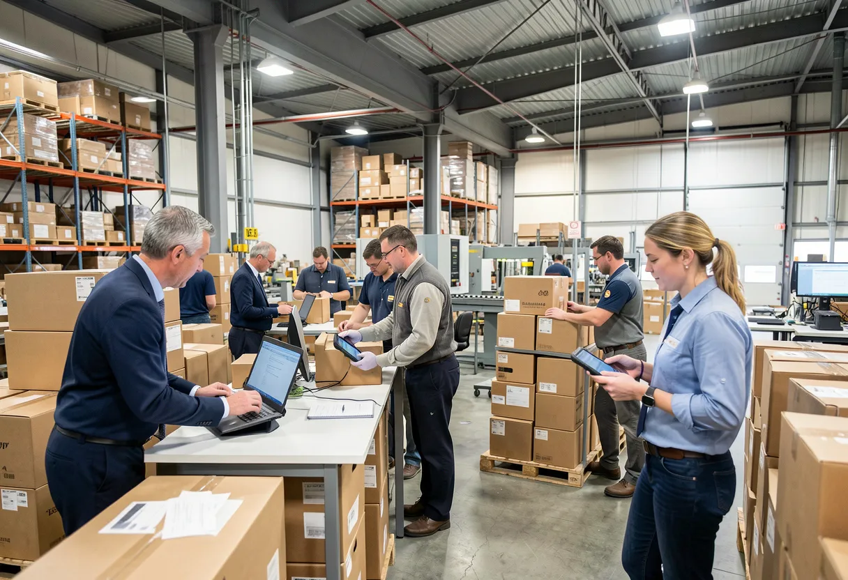 سیستم چرخه تامین و لجستیک | هماهنگی بین تیم‌ های تولید و انبار