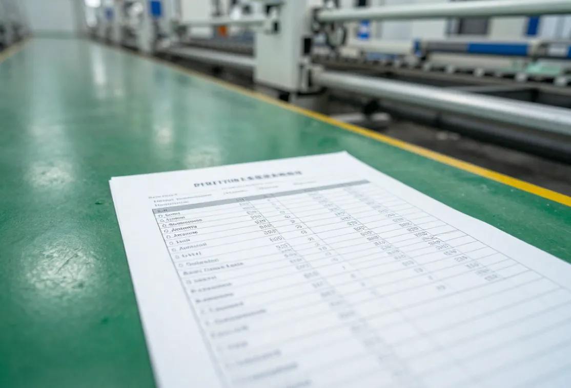 سیستم مدیریت تولید | گزارش سود و زیان خطوط و سفارشات کارخانه‌ ای