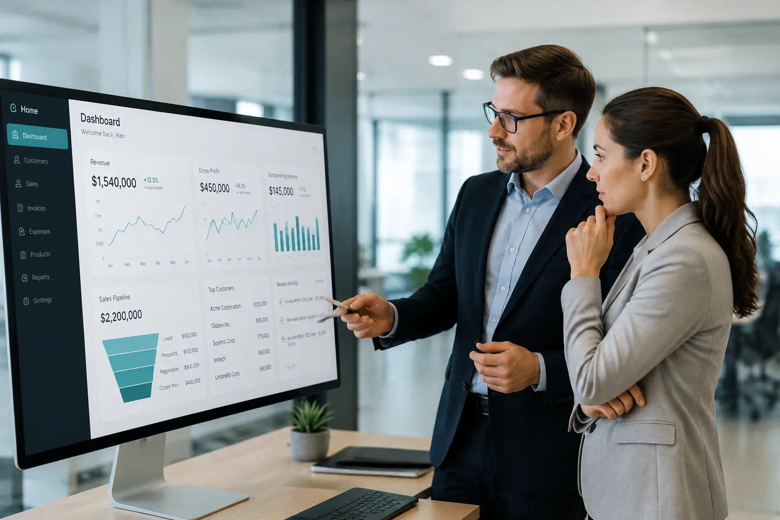 نرم افزار حسابداری یکپارچه | تاثیر اتصال CRM بر موفقیت فروش